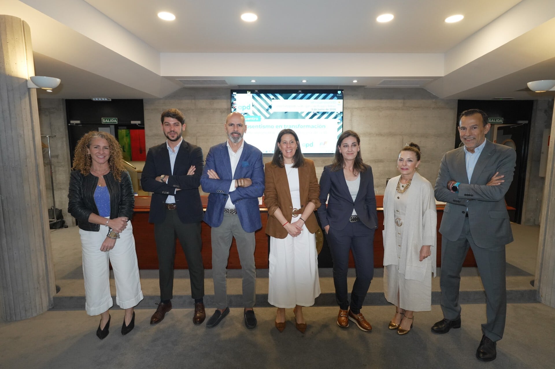 Grupo de asistentes del evento